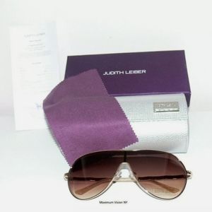 JUDITH LEIBER handmade Sunglasses JL 1653 Aviator